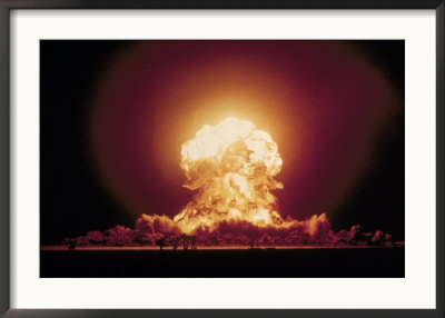 Atomic Explosion With Mushroom Cloud by Northrop Grumman Pricing Limited Edition Print image