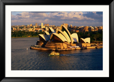 Sydney Opera House And Ferry, Sydney, Australia by Chris Mellor Pricing Limited Edition Print image