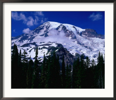 Mt. Rainier From Reflection Lake, Mt. Rainier National Park, Usa by Brent Winebrenner Pricing Limited Edition Print image