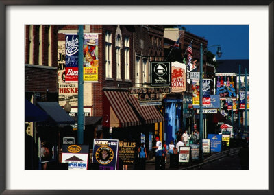 Shops On Beale Street, Memphis, Usa by Richard I'anson Pricing Limited Edition Print image