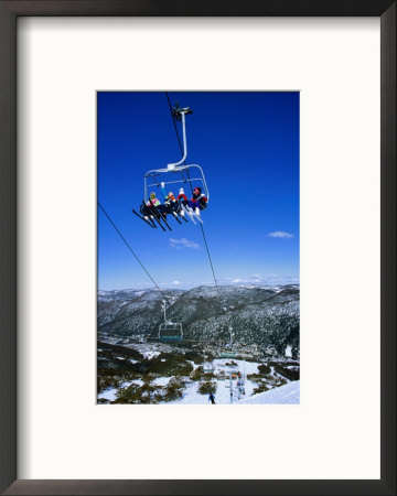 Chairlift At Mt. Thredbo, Kosciuszko National Park, Australia by John Banagan Pricing Limited Edition Print image