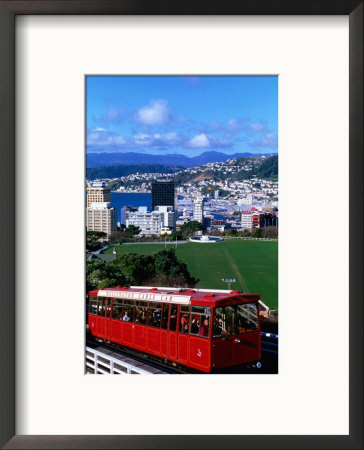 Cable Car At Botanic Gardens, Wellington, New Zealand by John Banagan Pricing Limited Edition Print image