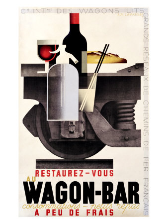 Wagon Bar by Adolphe Mouron Cassandre Pricing Limited Edition Print image