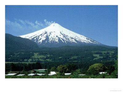 Villarica Volcano, Villarica National Park, Chile by Paul Franklin Pricing Limited Edition Print image