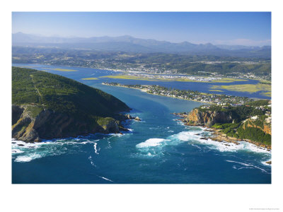 Aerial View Of Knysna, South Africa by Roger De La Harpe Pricing Limited Edition Print image