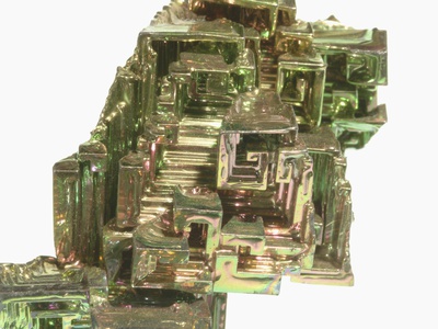 Bismuth Crystals With An Iridescent Tarnish by Gary Cook Pricing Limited Edition Print image