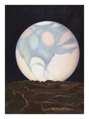 A Painting Of Mars Seen From Its Moon, Phobos by National Geographic Society Pricing Limited Edition Print image