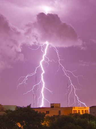 Lightning Storm In Asuncion, Paraguay by Mike Theiss Pricing Limited Edition Print image
