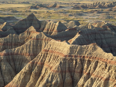 Layered Hoodoos Of The Badlands by Pat O'hara Pricing Limited Edition Print image