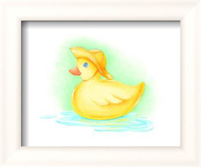 Rubber Duckies: Rain Duck by Emily Duffy Pricing Limited Edition Print image
