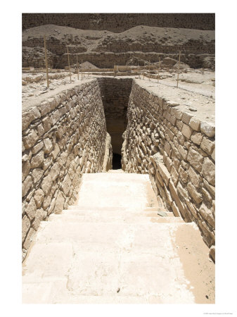Entrance To Pharoah Djoser Pyramid, Egypt by David Clapp Pricing Limited Edition Print image