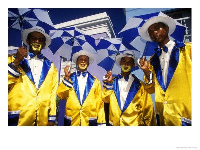 Cape Minstrels, Western Cape, South Africa by Roger De La Harpe Pricing Limited Edition Print image