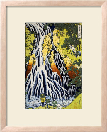 The Kirifuri Waterfall At Mt. Kurokami In Shimotsuke Province by Katsushika Hokusai Pricing Limited Edition Print image