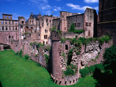 Ruins Of Heidelberg Castle, Heidelberg, Germany by Manfred Gottschalk Pricing Limited Edition Print image