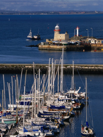 The 1814 Baily Lighthouse Can Be Seen In Howth Harbour, Dublin, Ireland by Doug Mckinlay Pricing Limited Edition Print image