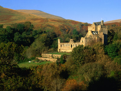 Castle Campbell Amidst Trees, Dollar, United Kingdom by Bethune Carmichael Pricing Limited Edition Print image