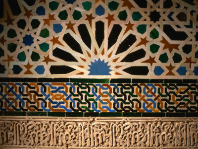 Mosaic In La Alhambra, Granada, Spain by Bethune Carmichael Pricing Limited Edition Print image