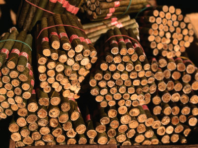 Cheroot Cigars At Market, Pyin U Lwin, Shan State, Myanmar (Burma) by Bernard Napthine Pricing Limited Edition Print image