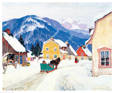 Laurentian Village by Clarence Alphonse Gagnon Pricing Limited Edition Print image