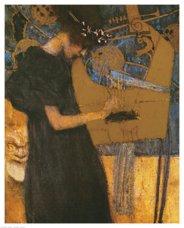 Die Musik by Gustav Klimt Pricing Limited Edition Print image