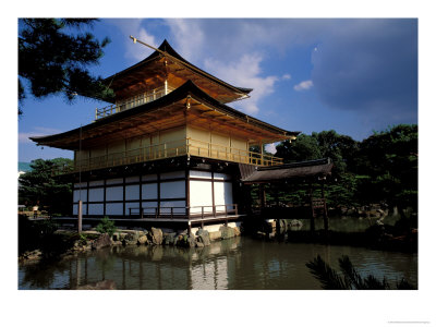 Golden Pavilion, Zen Temple, Kinkakuji, Kyoto, Japan by Bill Bachmann Pricing Limited Edition Print image