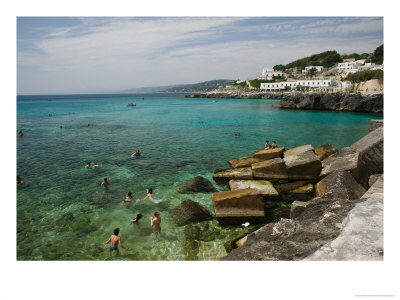 Castro Marina, Puglia, Italy by Walter Bibikow Pricing Limited Edition Print image