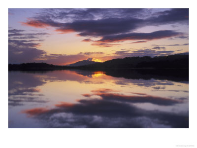 Loch Insh At Sunset, Kincraig, Highlands, Scotland, October by Mark Hamblin Pricing Limited Edition Print image