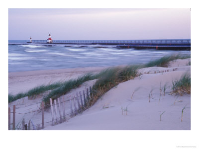 Saint Joseph Lighthouse, Lake Michigan, Usa by Brent Bergherm Pricing Limited Edition Print image