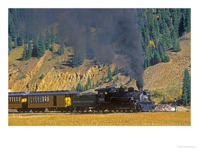 Durango, Silverton Train, Colorado, Usa by Chuck Haney Pricing Limited Edition Print image