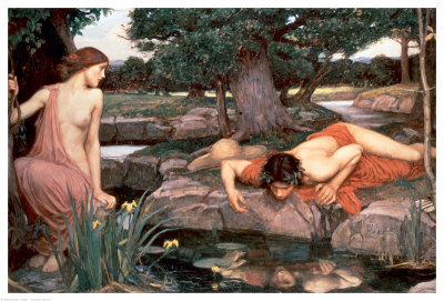 Echo And Narcissus by John William Waterhouse Pricing Limited Edition Print image