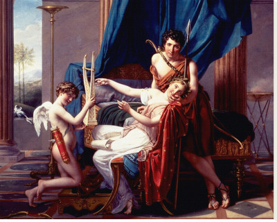Sappho And Phaon, 1809 by Jacques-Louis David Pricing Limited Edition Print image
