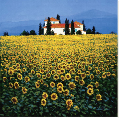 Sunflowers Field by Steve Thoms Pricing Limited Edition Print image