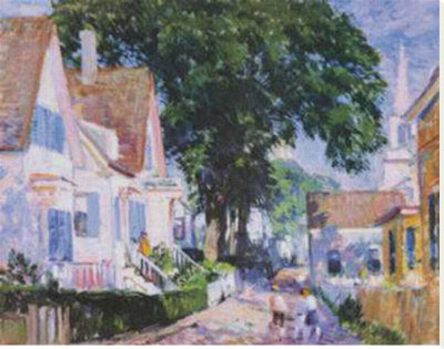 Street In Provincetown by Gifford Beal Pricing Limited Edition Print image