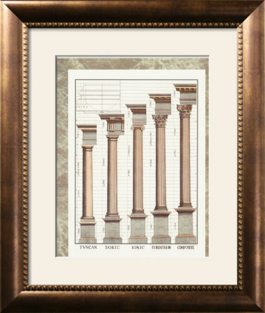The Five Orders Of Architecture by Claude Perrault Pricing Limited Edition Print image