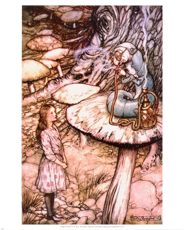 Advice From A Caterpillar by Arthur Rackham Pricing Limited Edition Print image