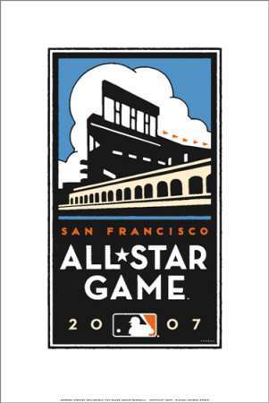 2007 All-Star Game - Ball Park by Michael Schwab Pricing Limited Edition Print image