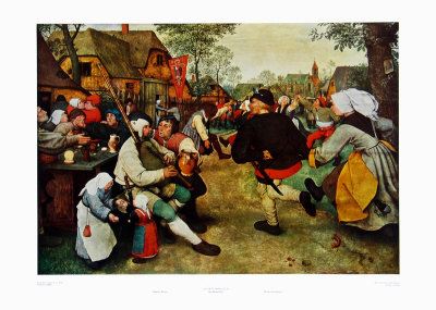 Peasants Dance by Pieter Bruegel The Elder Pricing Limited Edition Print image