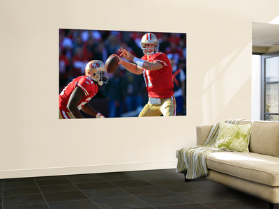 San Francisco 49Ers And New Orleans Saints: Alex Smith by Marcio Jose Sanchez Pricing Limited Edition Print image