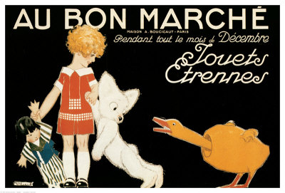 Au Bon Marche, Jouets Et Etrennes by René Vincent Pricing Limited Edition Print image