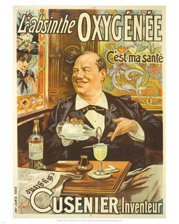 L'absinthe Oxygenee Cusenier by Francisco Tamagno Pricing Limited Edition Print image