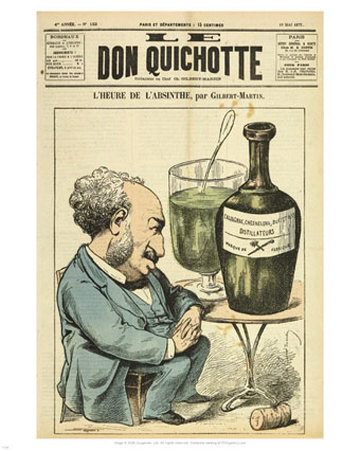 L'heure De L'absinthe by Charles Gilbert-Martin Pricing Limited Edition Print image