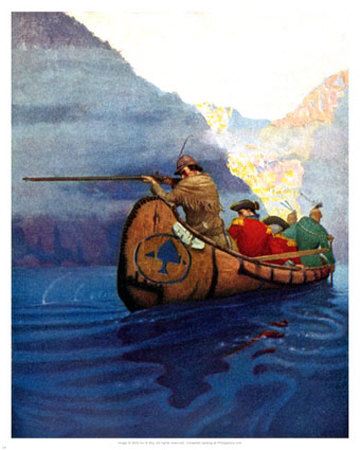 Race Across The Lake by Newell Convers Wyeth Pricing Limited Edition Print image
