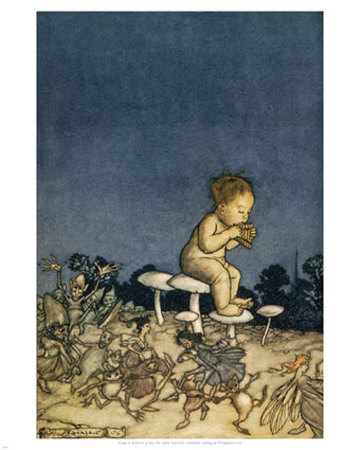 Peter Would Play by Arthur Rackham Pricing Limited Edition Print image