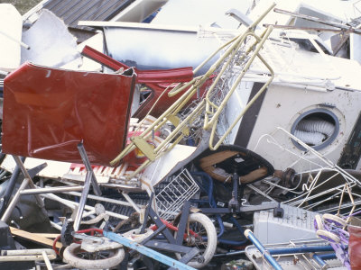 Household Waste, Uxbridge, Greater London, England, United Kingdom by Brigitte Bott Pricing Limited Edition Print image