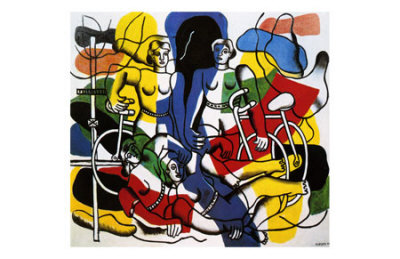 Les Belles Cyclistes, C.1944 by Fernand Leger Pricing Limited Edition Print image