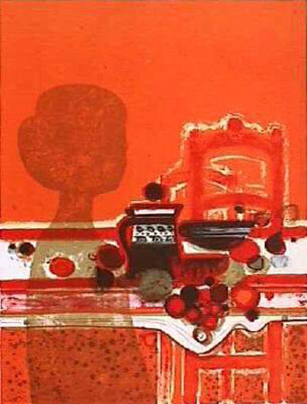 Ombre A La Chaise Rouge by Frederic Menguy Pricing Limited Edition Print image