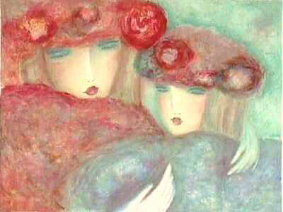 Deux Amies by Claire Astaix Pricing Limited Edition Print image