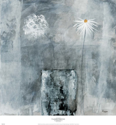 Neutral Bouquet Ii by Carmen Gimenez Pricing Limited Edition Print image