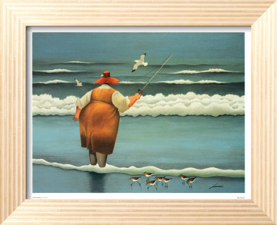 Surfside Fishing by Lowell Herrero Pricing Limited Edition Print image