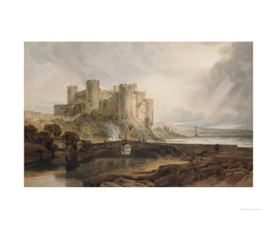 Conway Castle, Circa 1802 by William Turner Pricing Limited Edition Print image